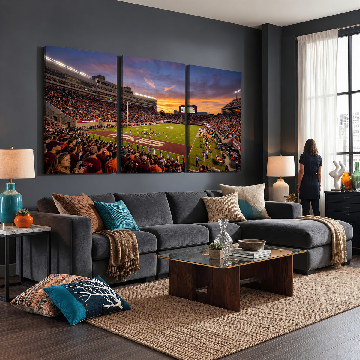 87141841-MGV-CV-36X24 - Stadium Wall Art Canvas Print