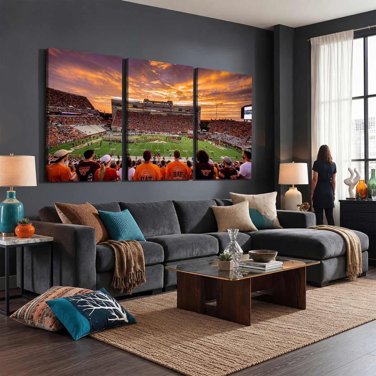 25873880-MGV-CV-36X24 - Stadium Wall Art Canvas Print