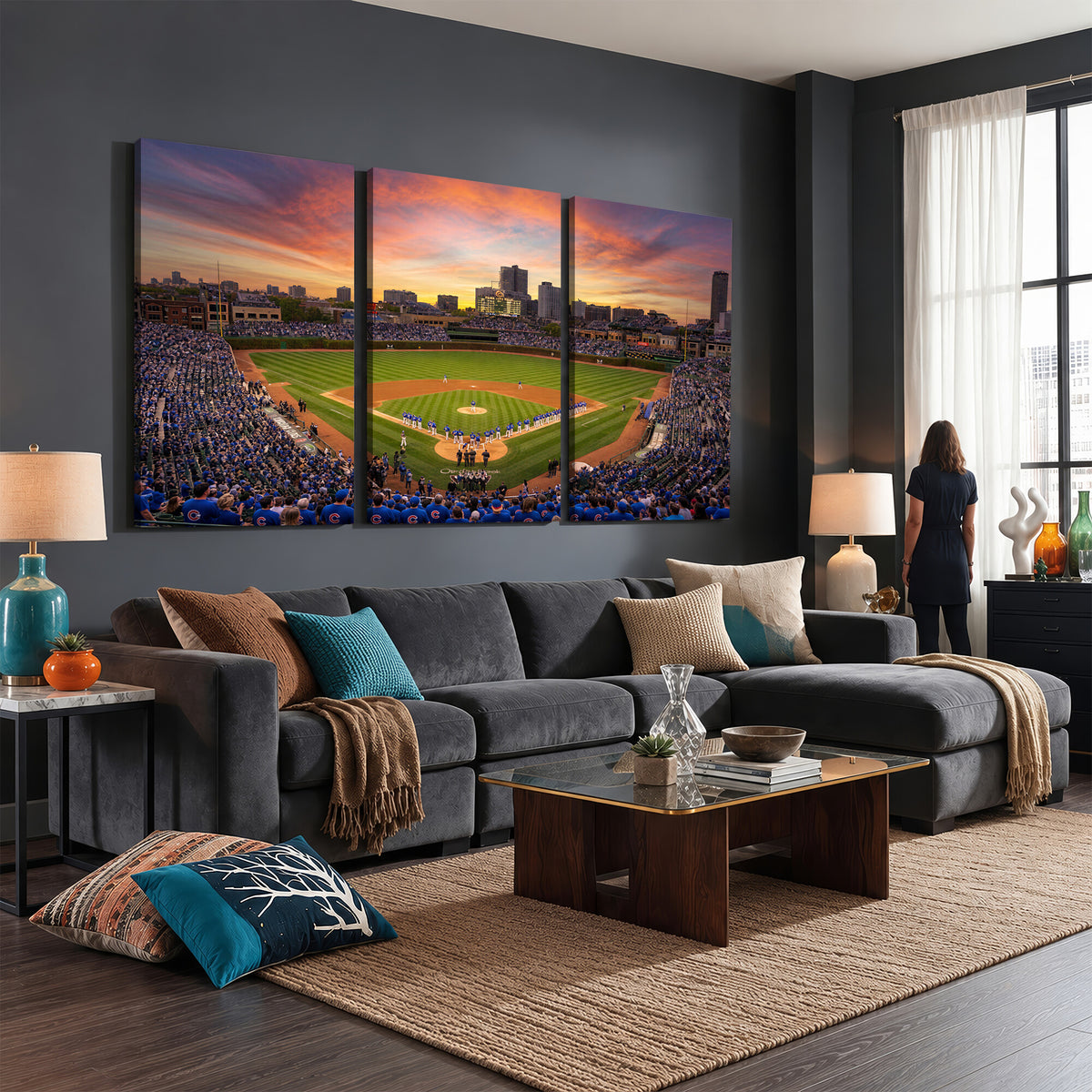 42812246-MGV-CV-36X24 - Stadium Wall Art Canvas Print