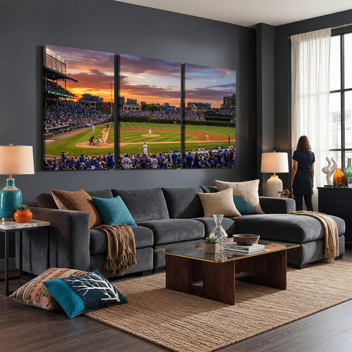 71103551-MGV-CV-36X24 - Stadium Wall Art Canvas Print