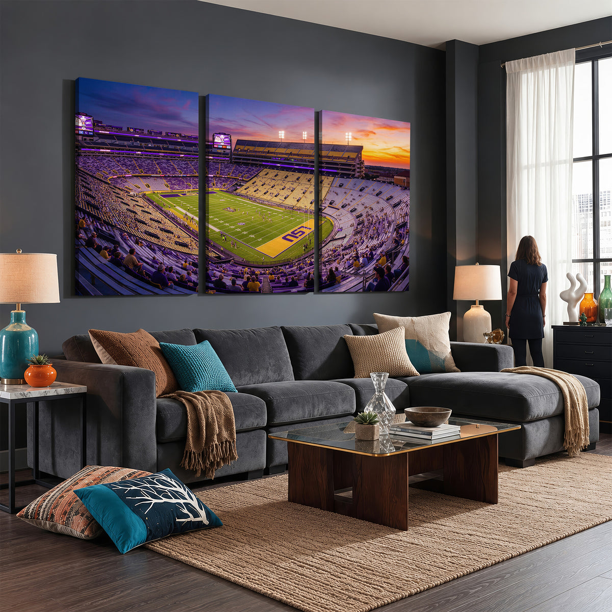 21378512-MGV-CV-36X24 - Stadium Wall Art Canvas Print