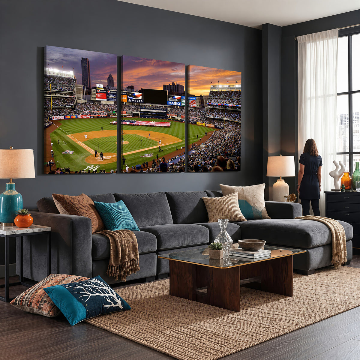 39000124-MGV-CV-36X24 - Stadium Wall Art Canvas Print