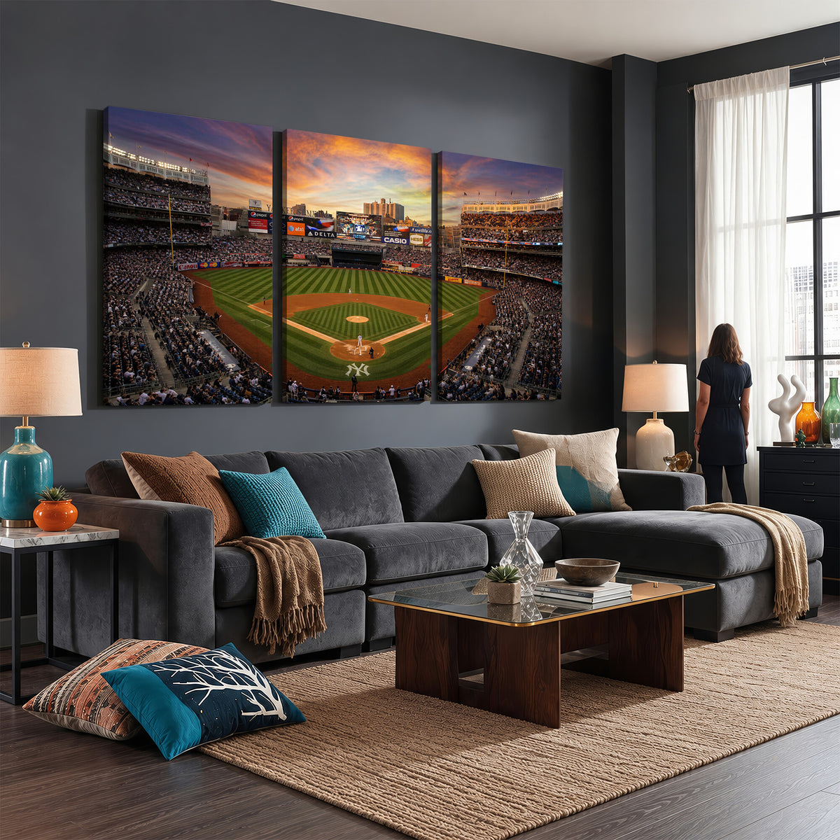 71157927-MGV-CV-36X24 - Stadium Wall Art Canvas Print