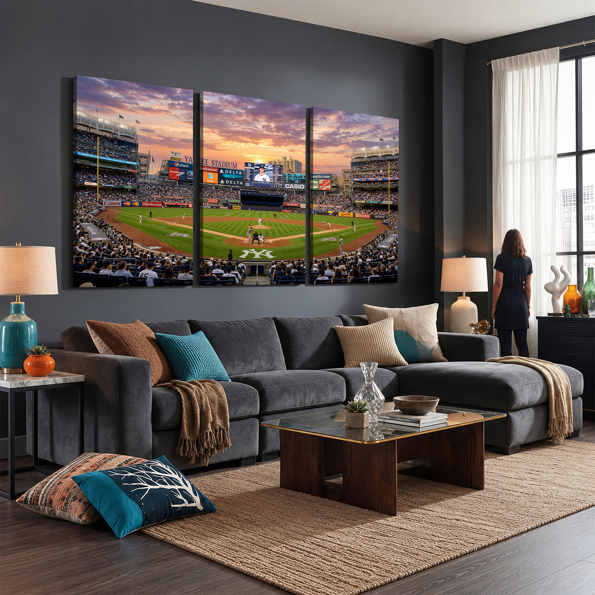 26297292-MGV-CV-36X24 - Stadium Wall Art Canvas Print