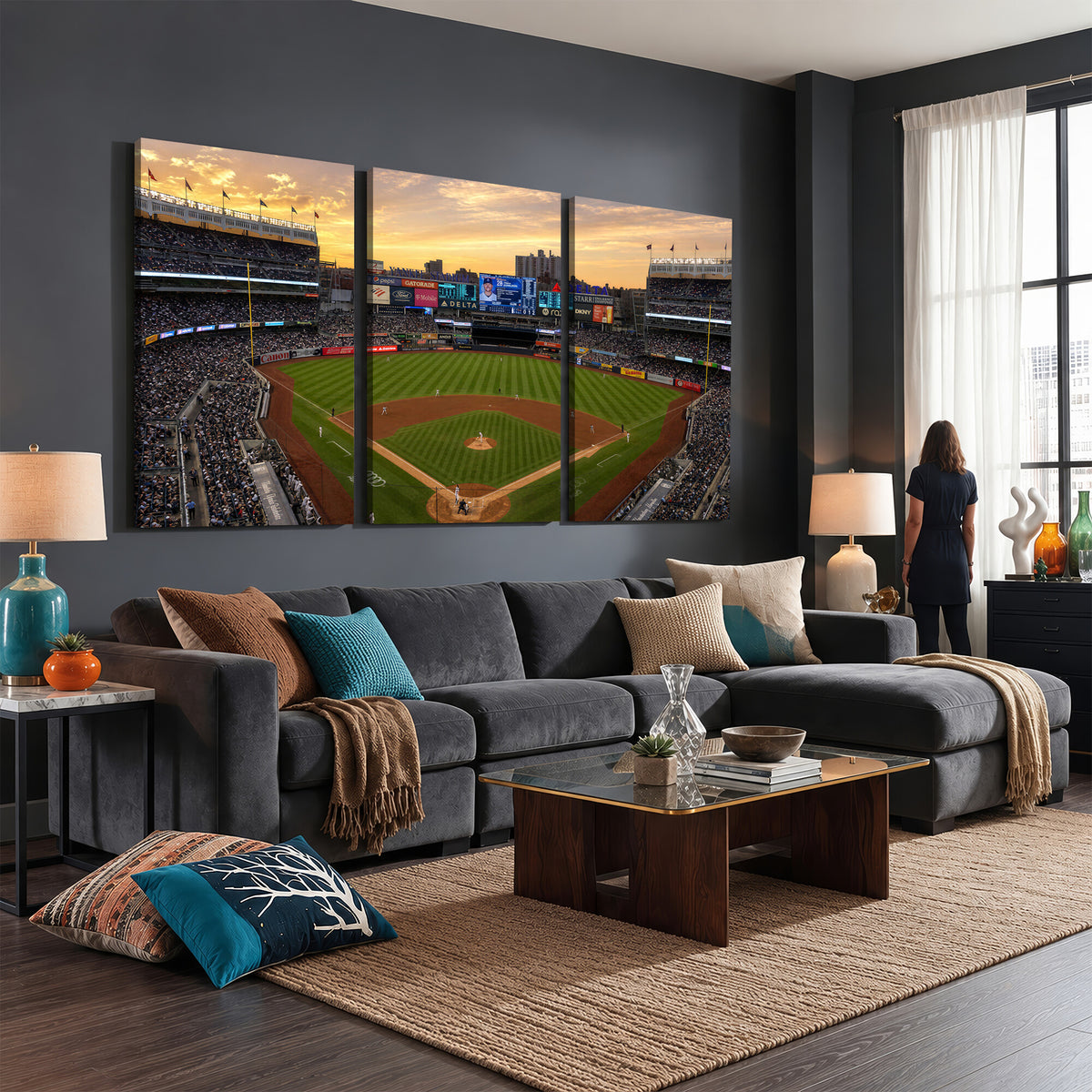 17396699-MGV-CV-36X24 - Stadium Wall Art Canvas Print