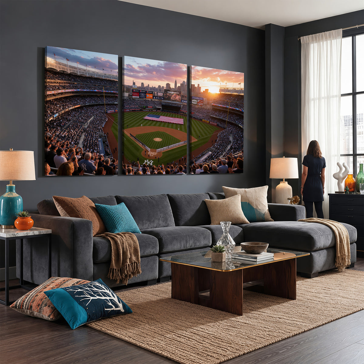 43632742-MGV-CV-36X24 - Stadium Wall Art Canvas Print