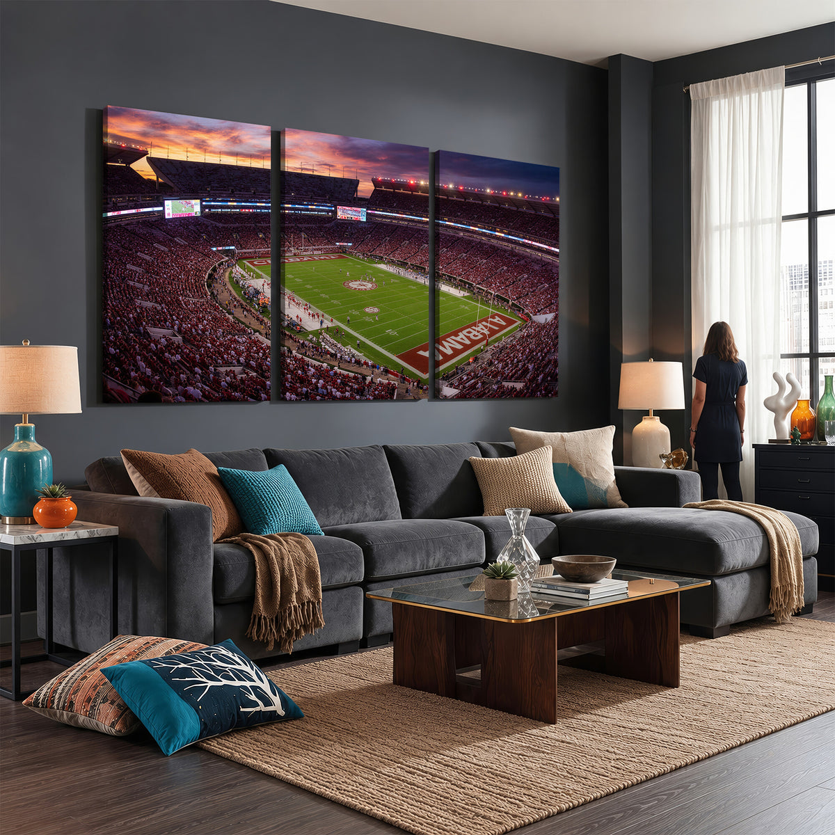 59537492-MGV-CV-36X24 - Stadium Wall Art Canvas Print