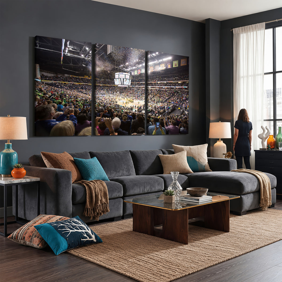 66251-MGV-CV-36X24 - Bridgestone Arena Wall Art Canvas, Nashville Predators