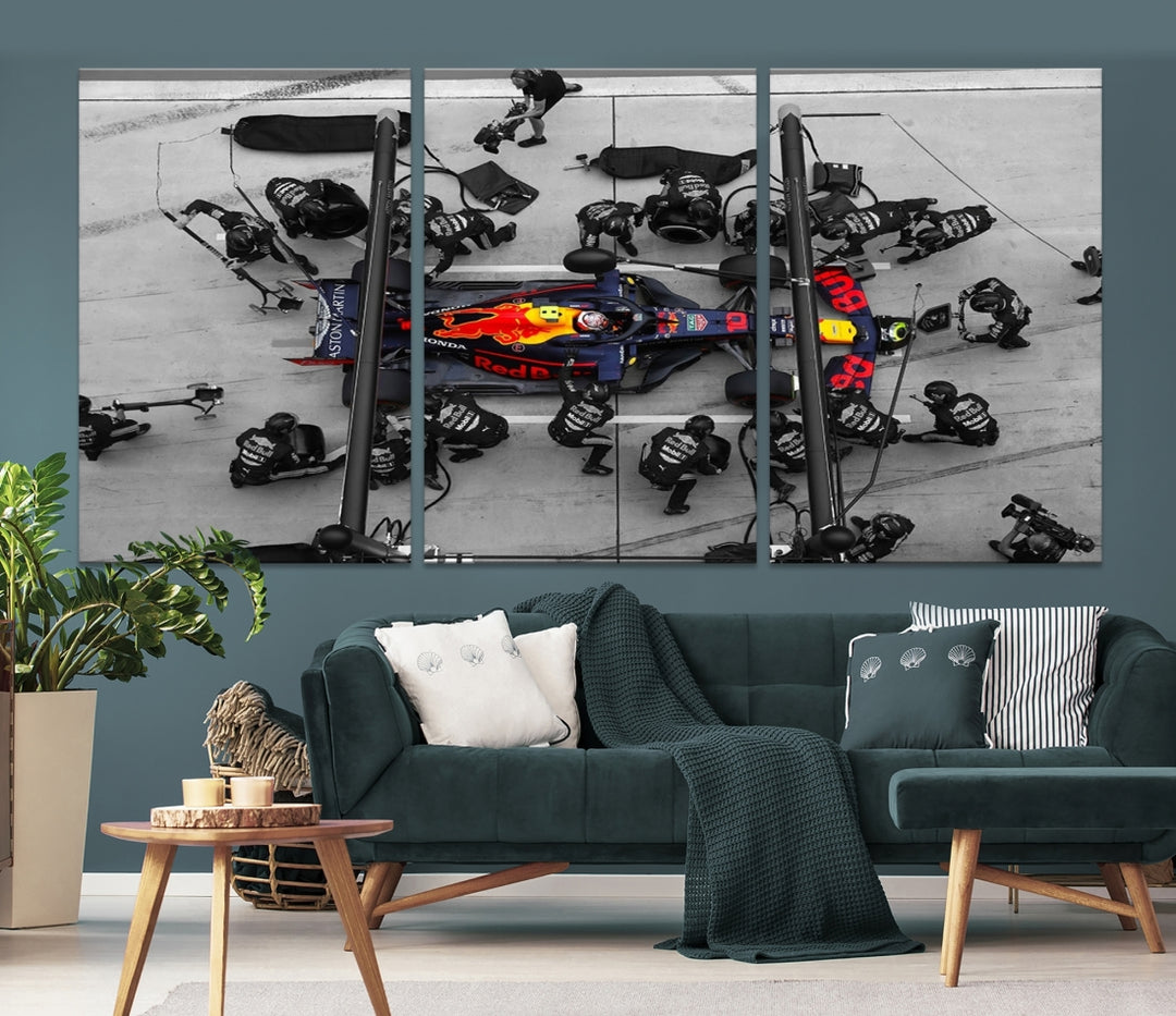 RedBull Formule 1 Impression sur toile murale