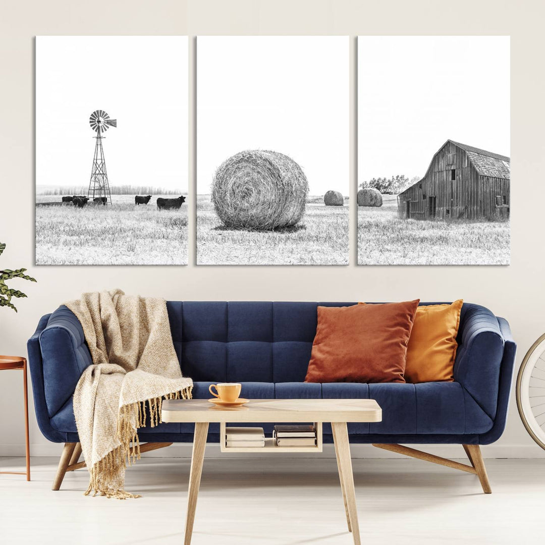 Farmhouse Wall Art Decor Canvas Print