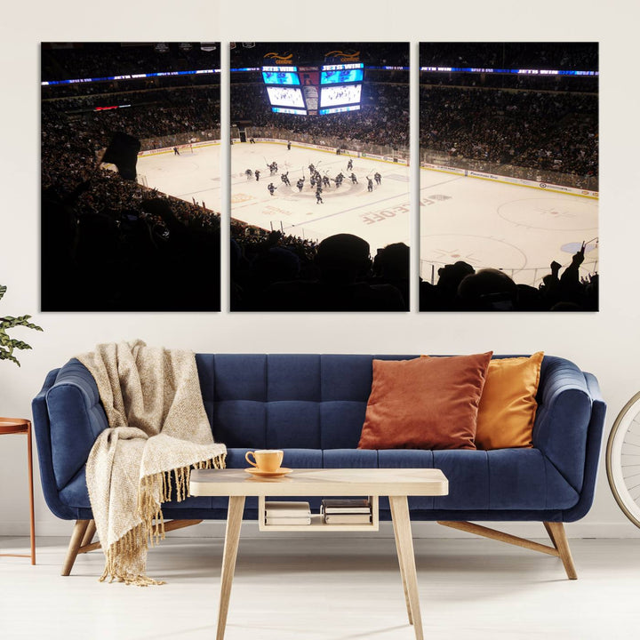 Canada Life Centre Wall Art | Winnipeg Jets Hockey Team Print | Canvas Print | Ready to Hang | Winnipeg Wall Decor