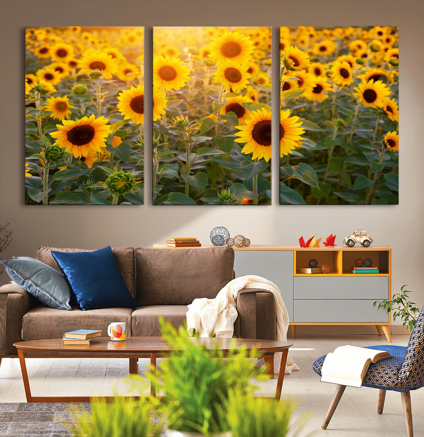 53685-MGV-CV-36X24-Sunflower Sunshine Wall Art Canvas Print