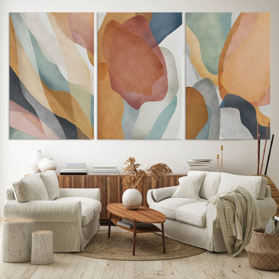 Ensemble d'impression sur toile d'art mural Boho