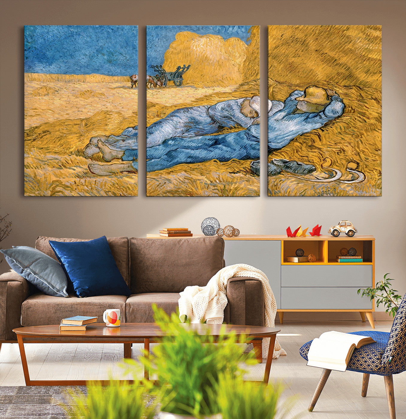 MGV-CV-60X30-3P - Master Artist Vincent Van Gogh Nature Wilderness Illustrs Fine Art Canvas Print