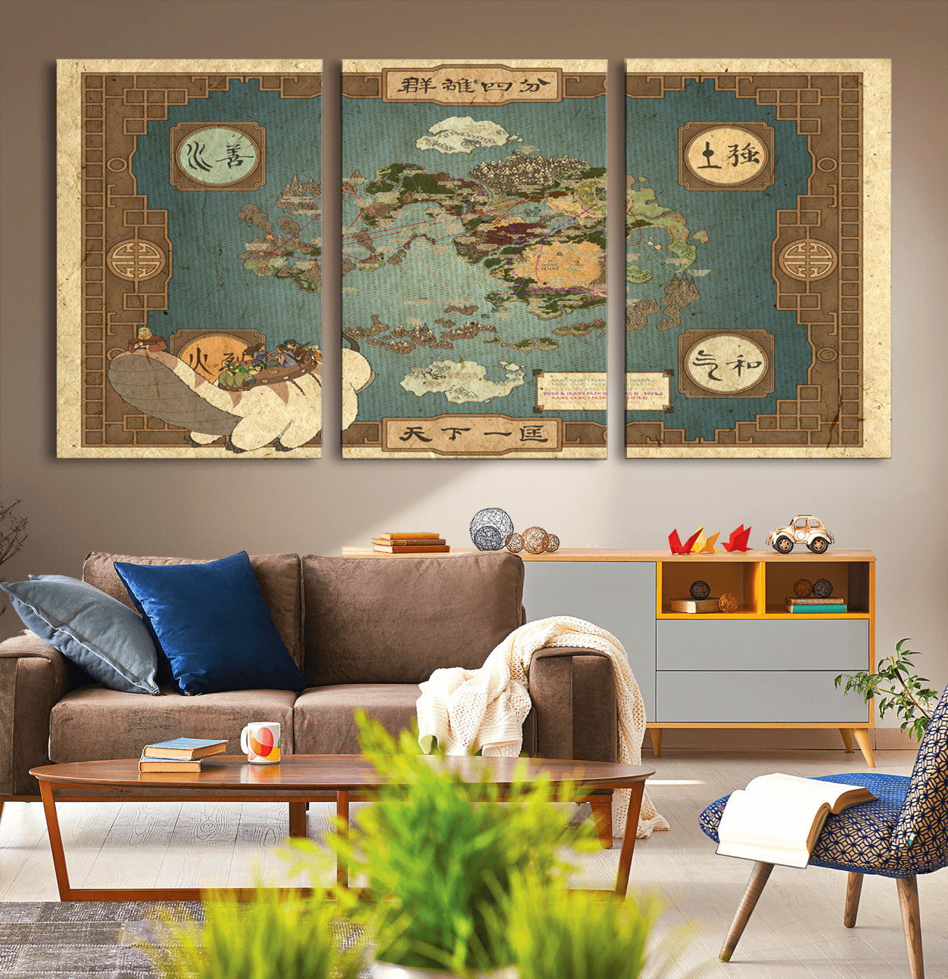 MGV-CV-60X30-3P - Push Pin World Map Canvas Print – Framed Wall Art for Couples to Track Their Travels – Anniversary