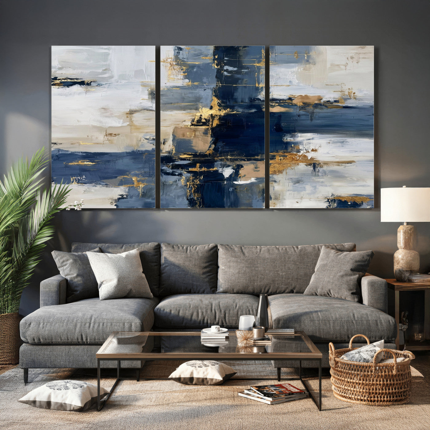 57128767-MGV-CV-36X24 - Abstract Wall Art Canvas Print