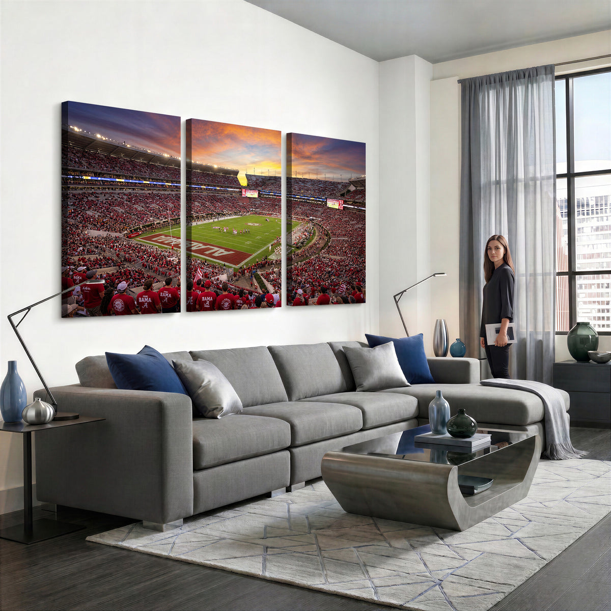 41995919-MGV-CV-36X24 - Stadium Wall Art Canvas Print