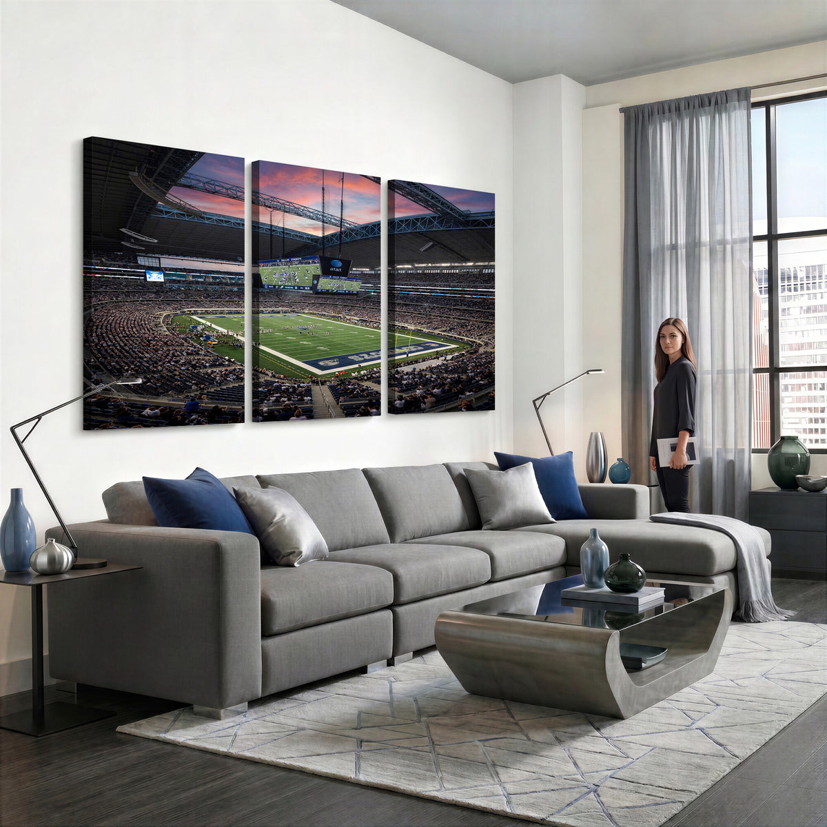 11530179-MGV-CV-36X24 - Stadium Wall Art Canvas Print