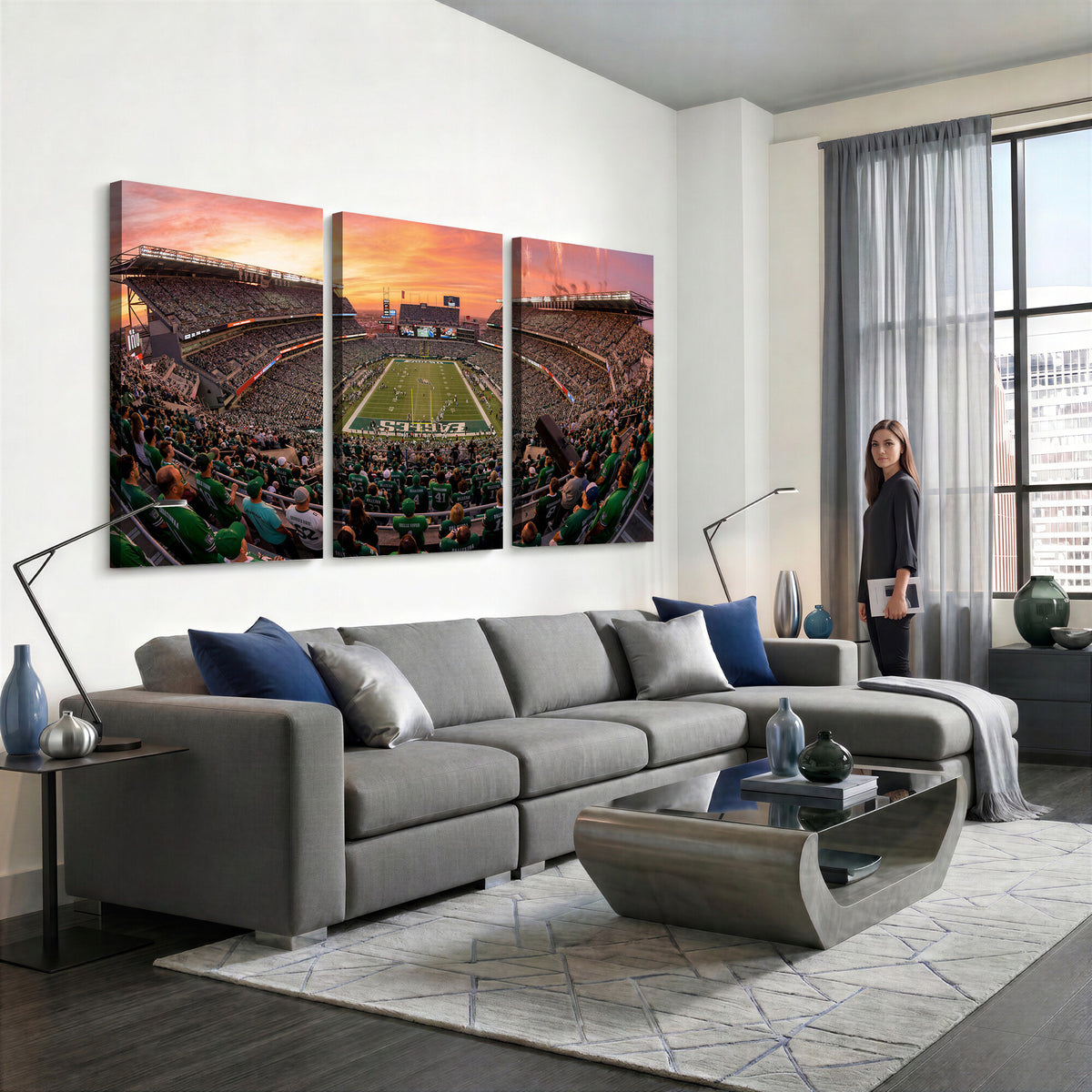 24458374-MGV-CV-36X24 - Stadium Wall Art Canvas Print