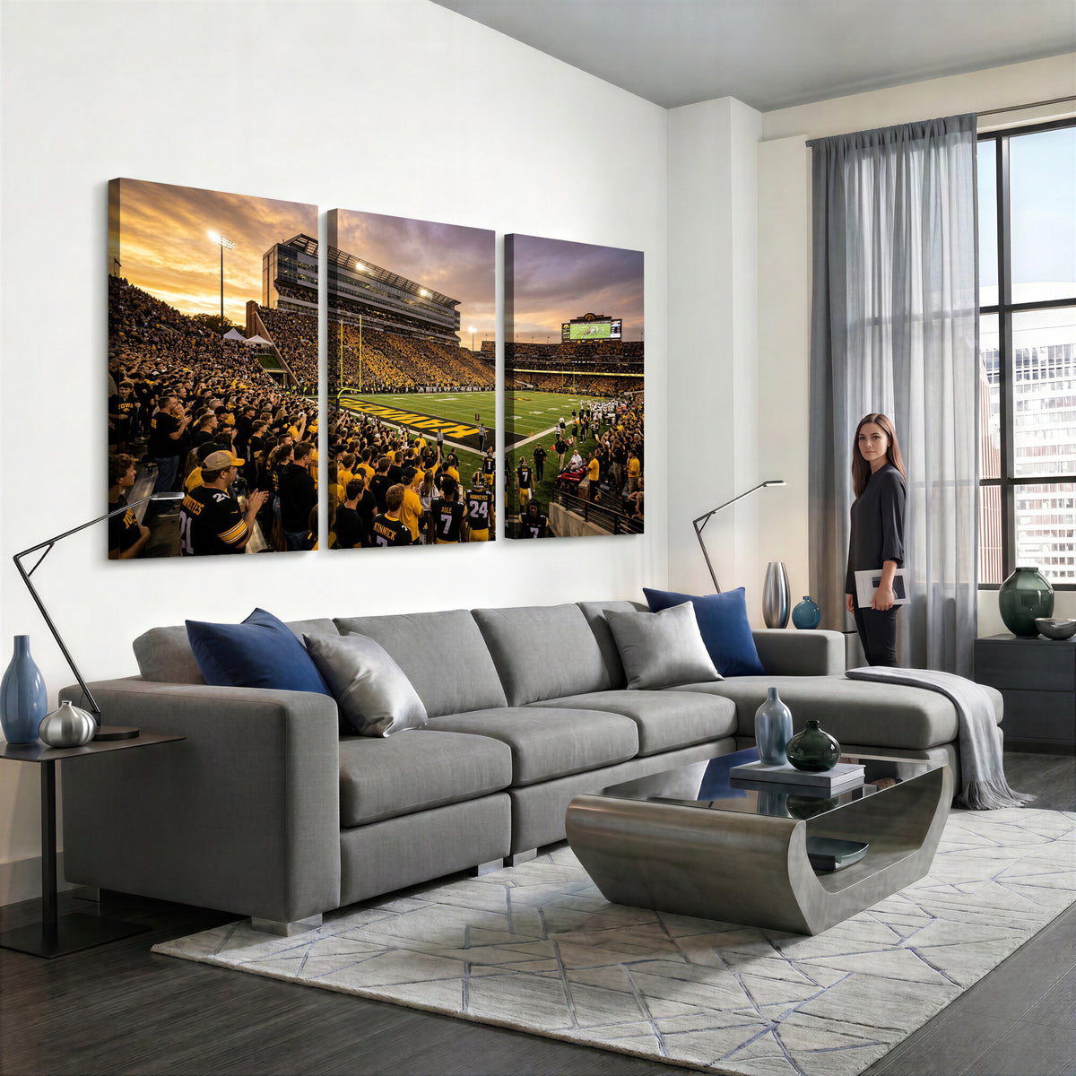 60847729-MGV-CV-36X24 - Stadium Wall Art Canvas Print