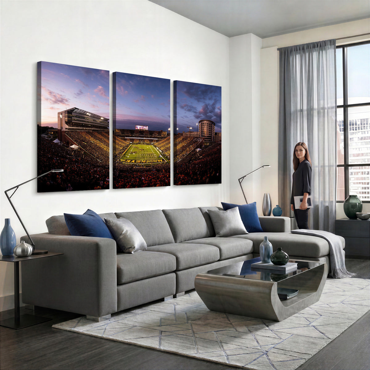 49683861-MGV-CV-36X24 - Stadium Wall Art Canvas Print