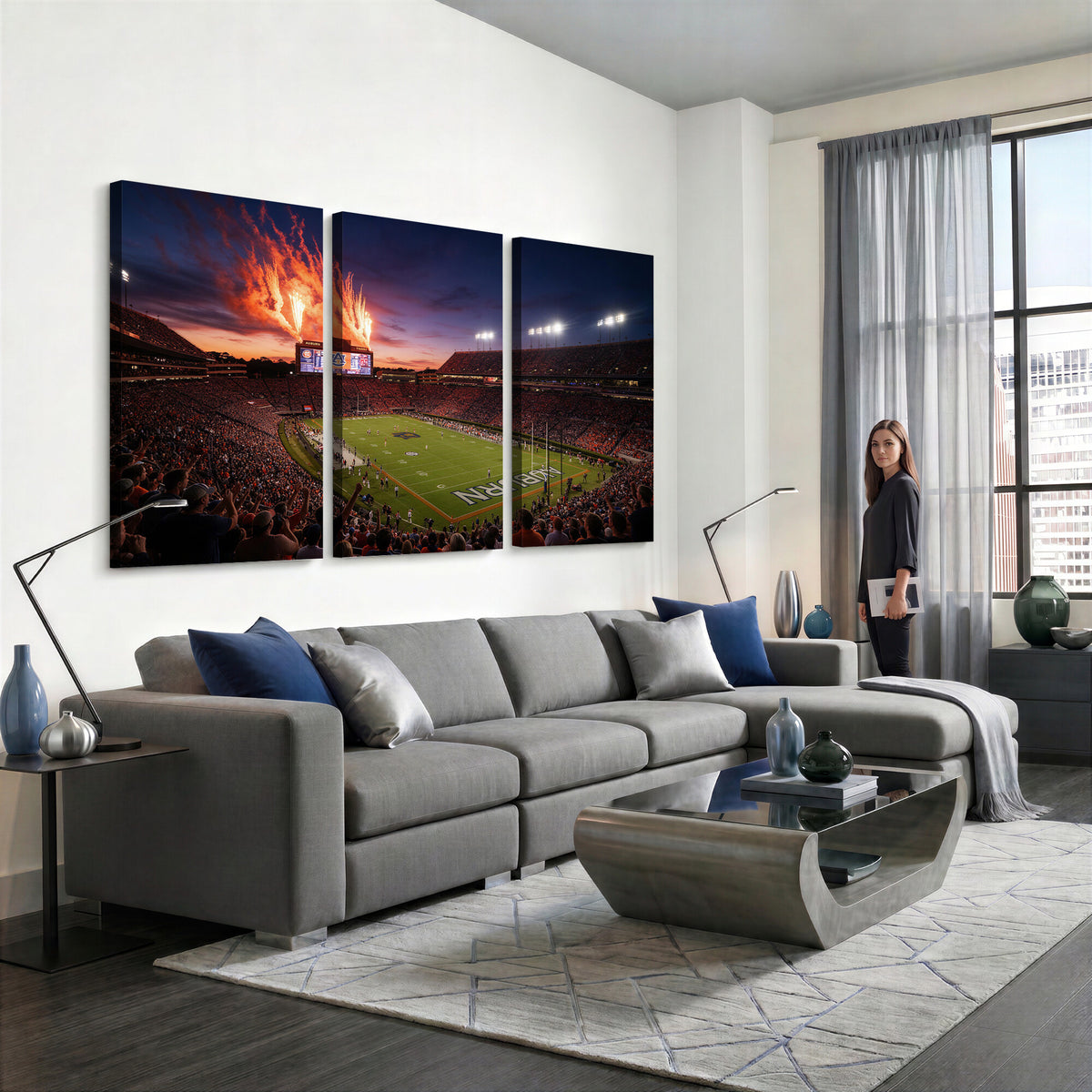 30686080-MGV-CV-36X24 - Stadium Wall Art Canvas Print