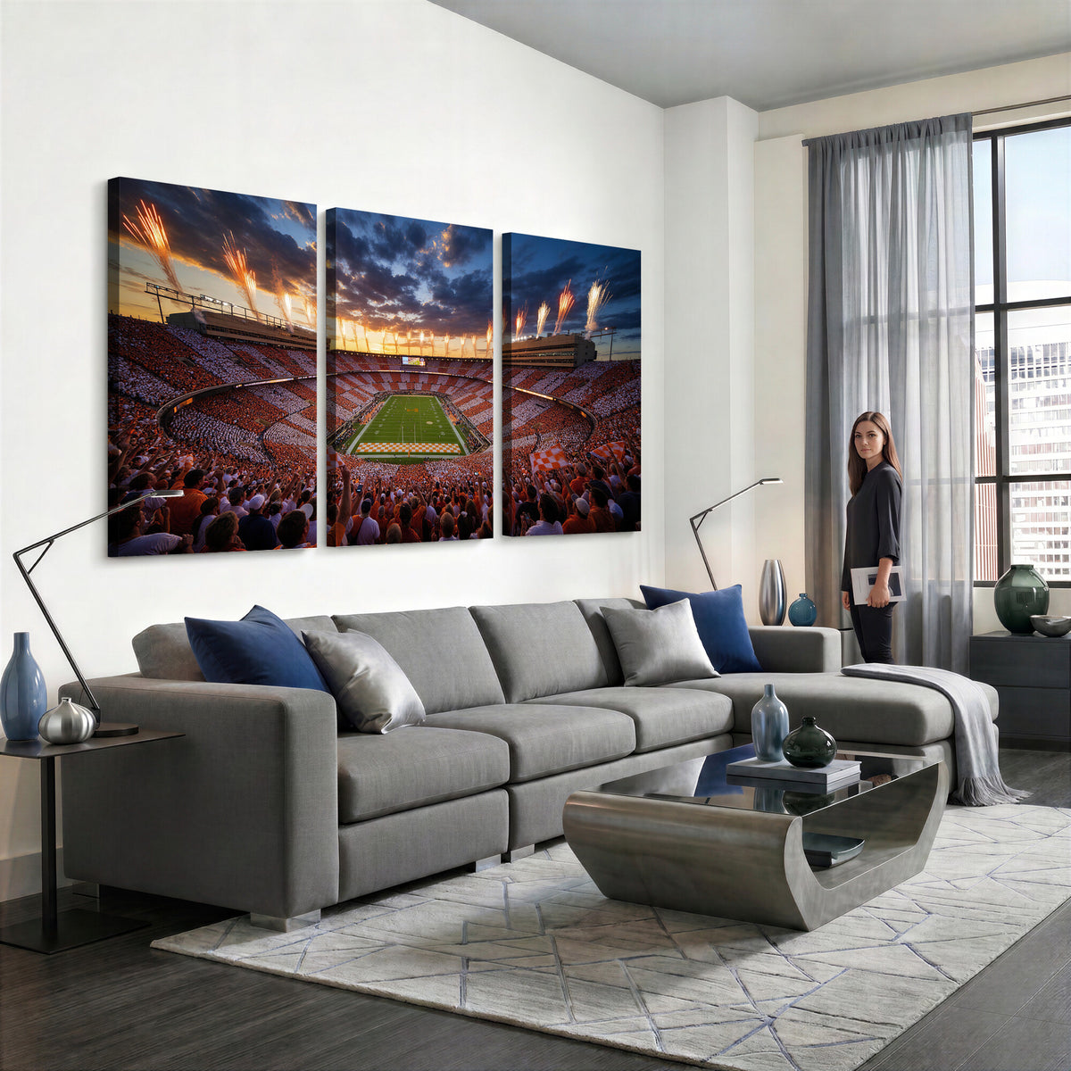 29672818-MGV-CV-36X24 - Stadium Wall Art Canvas Print