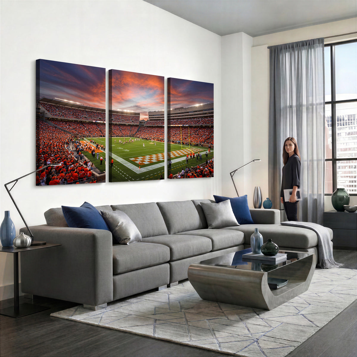 67648335-MGV-CV-36X24 - Stadium Wall Art Canvas Print