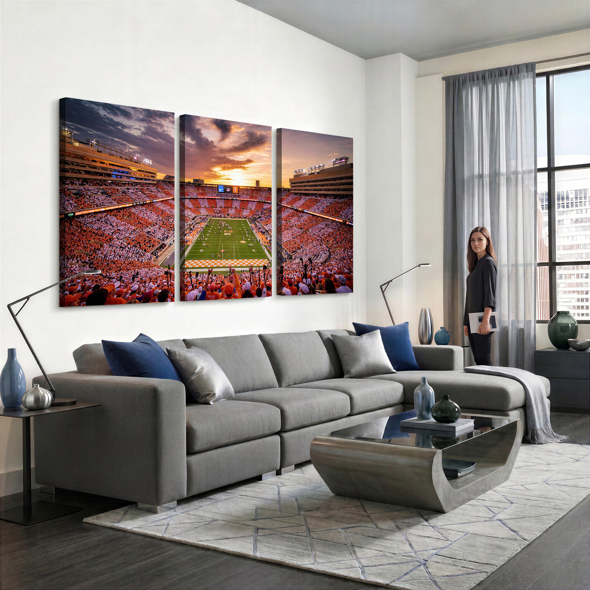 68184875-MGV-CV-36X24 - Stadium Wall Art Canvas Print
