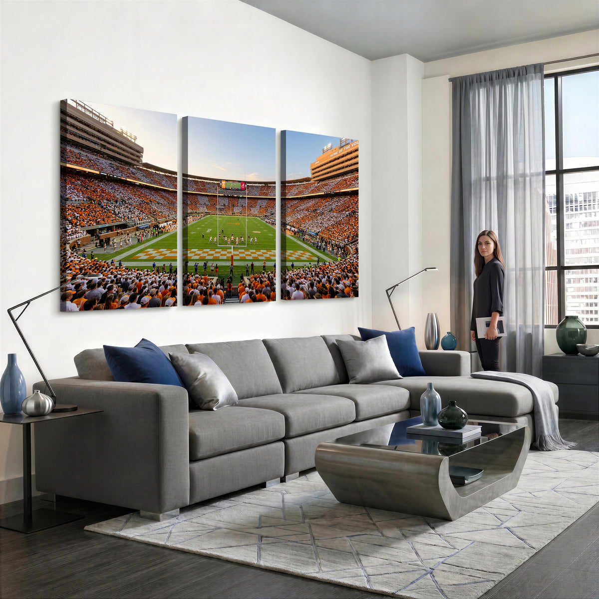 74509135-MGV-CV-36X24 - Stadium Wall Art Canvas Print