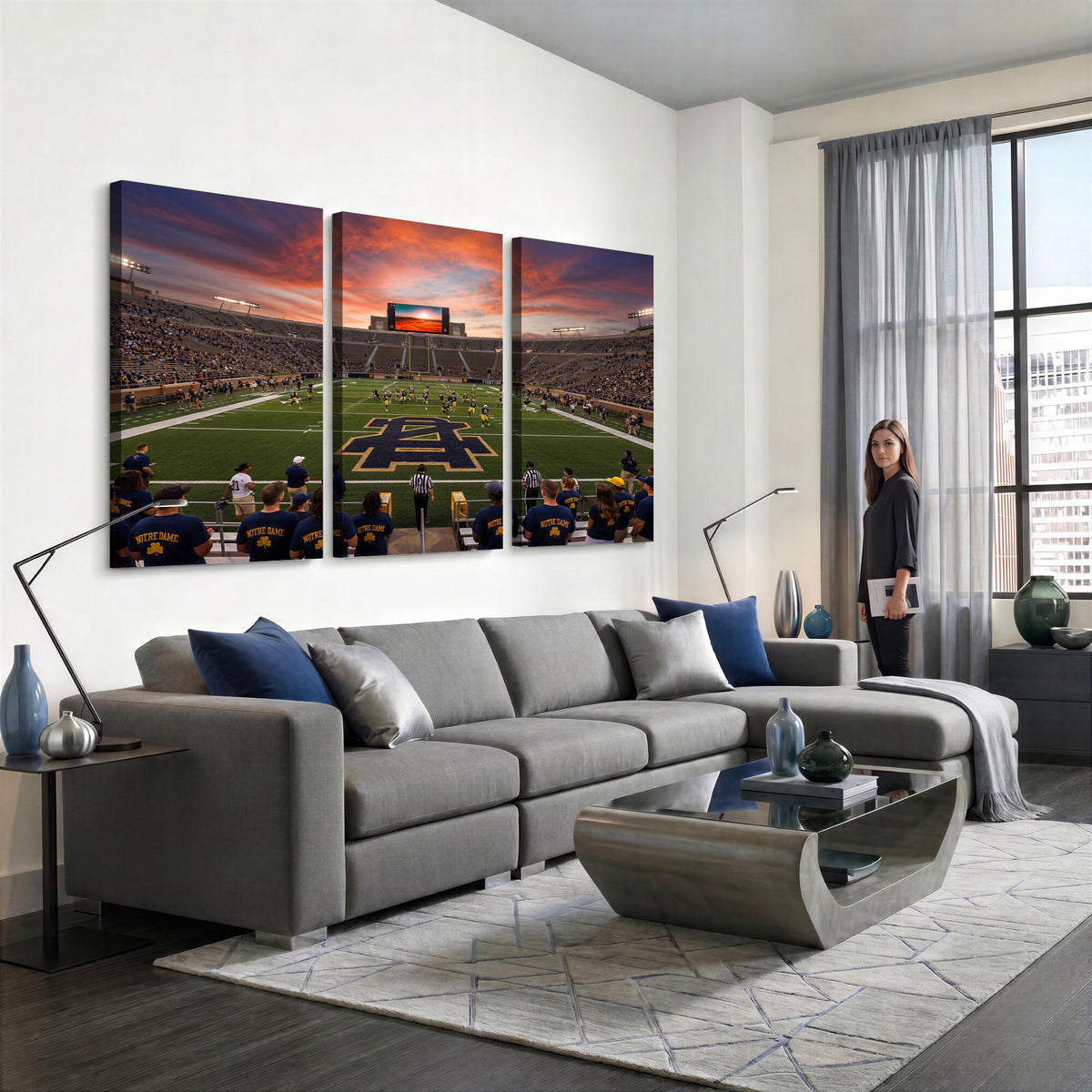 75411323-MGV-CV-36X24 - Stadium Wall Art Canvas Print
