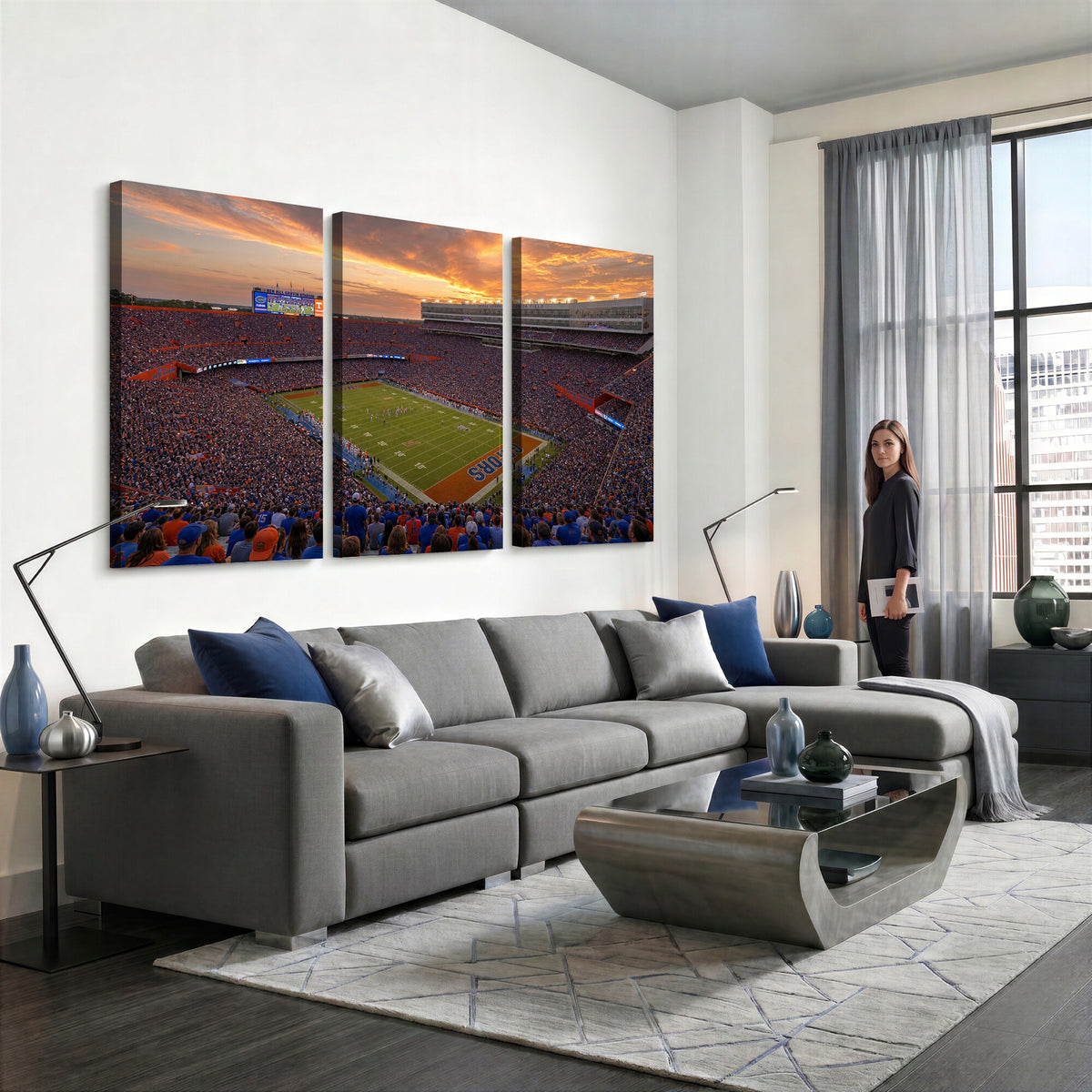 48009171-MGV-CV-36X24 - Stadium Wall Art Canvas Print
