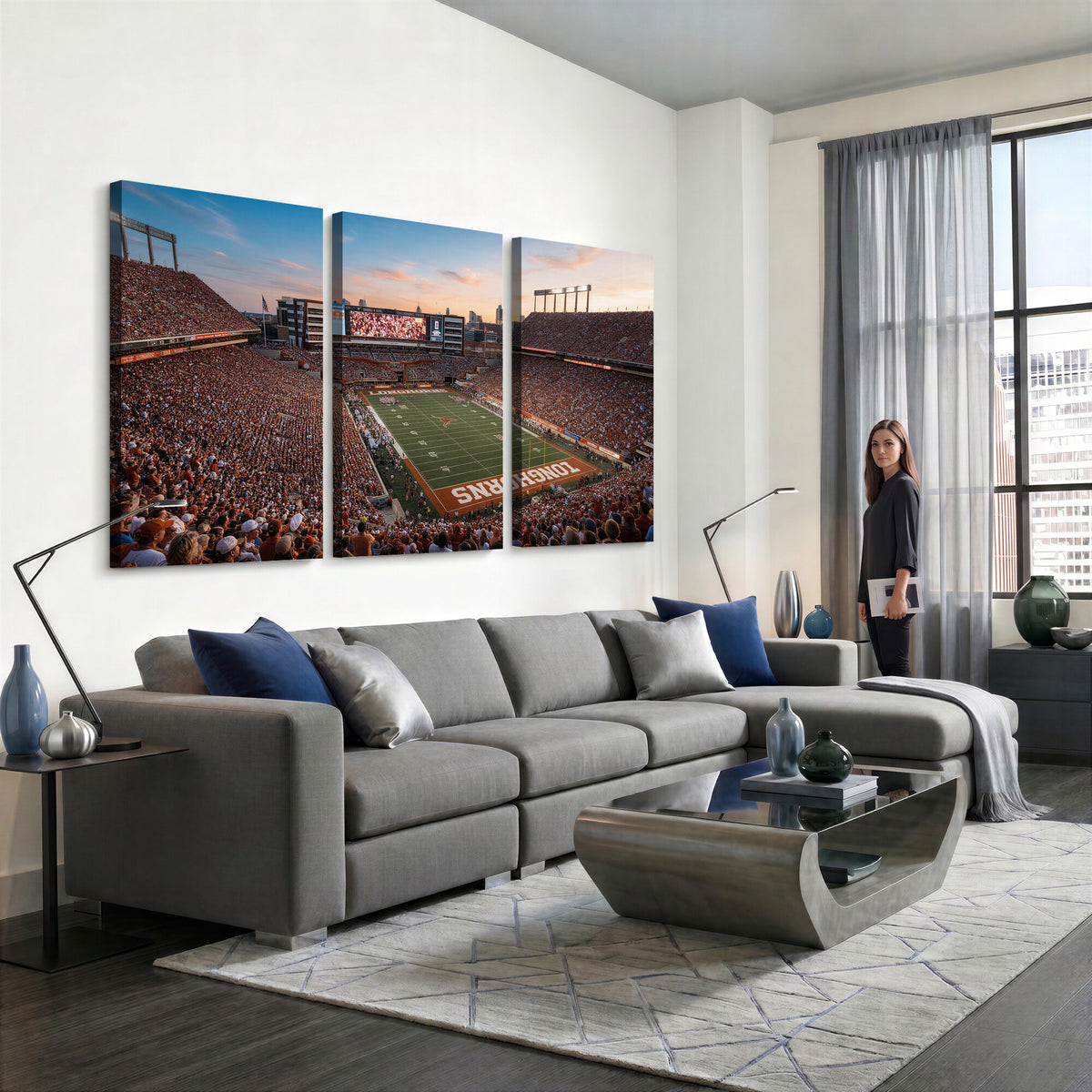 41187139-MGV-CV-36X24 - Stadium Wall Art Canvas Print