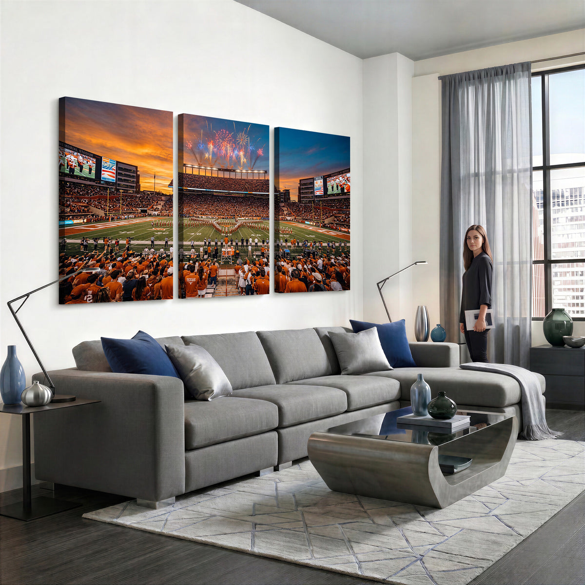 75031291-MGV-CV-36X24 - Stadium Wall Art Canvas Print