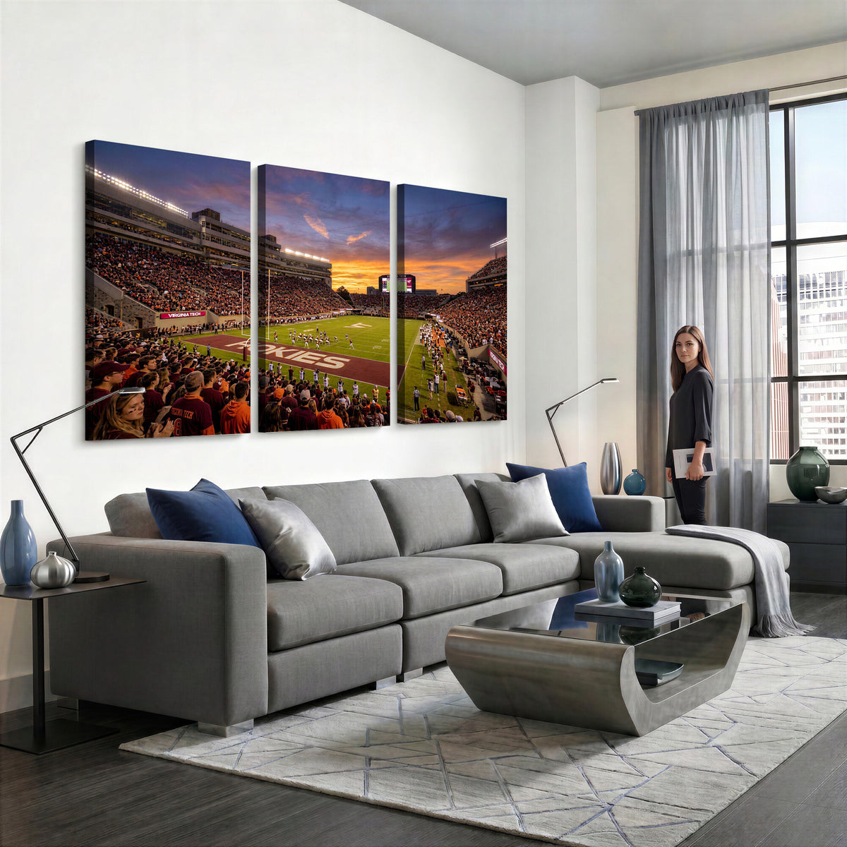 87141841-MGV-CV-36X24 - Stadium Wall Art Canvas Print