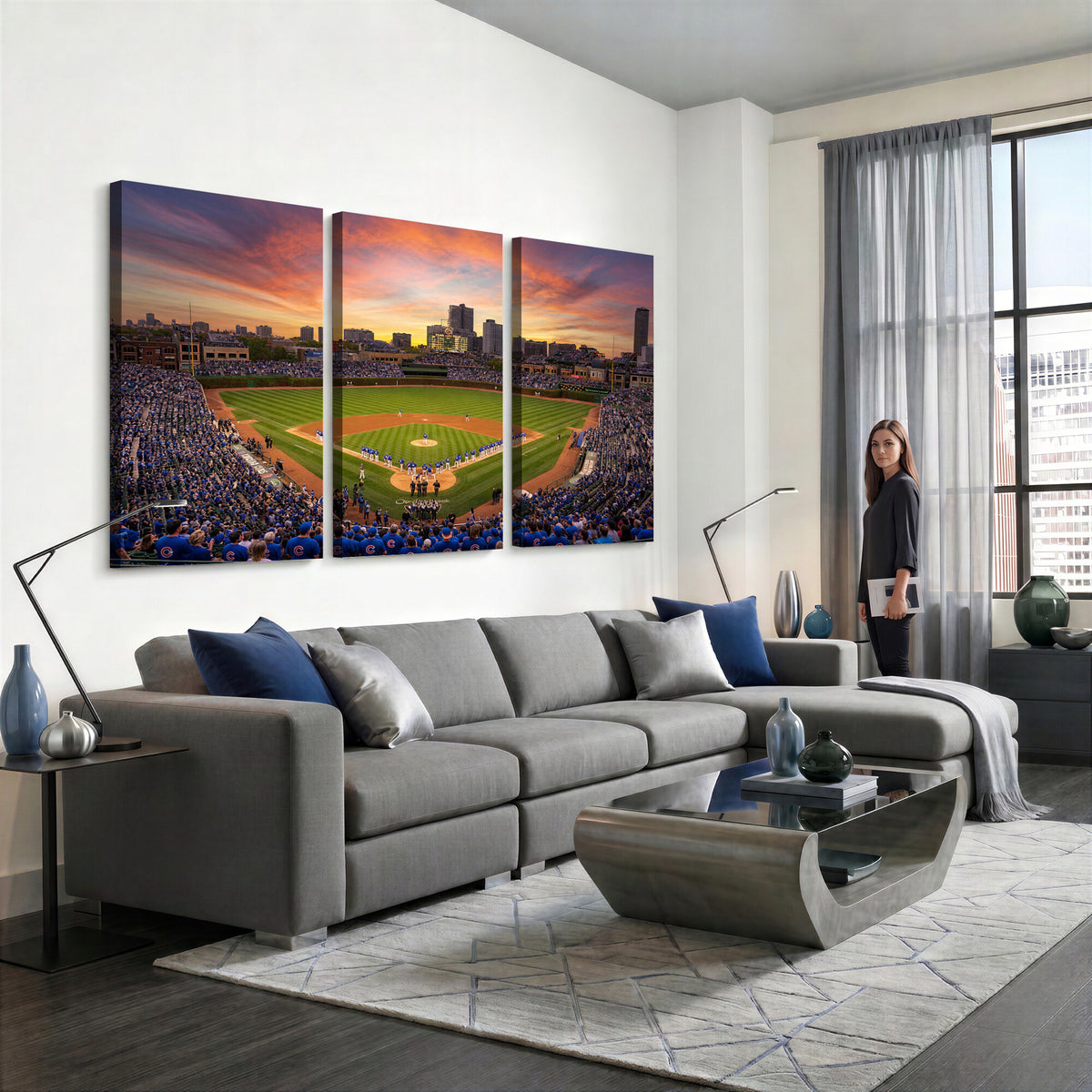 42812246-MGV-CV-36X24 - Stadium Wall Art Canvas Print