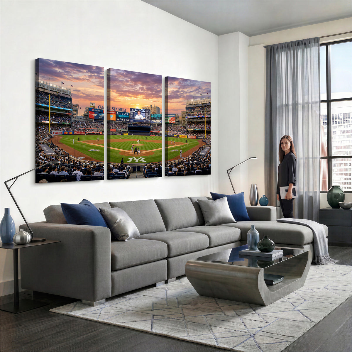 26297292-MGV-CV-36X24 - Stadium Wall Art Canvas Print