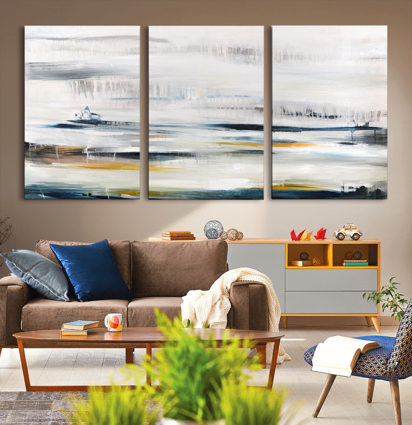 74932-MGV-CV-36X24-Soft Color Abstract Canvas Print