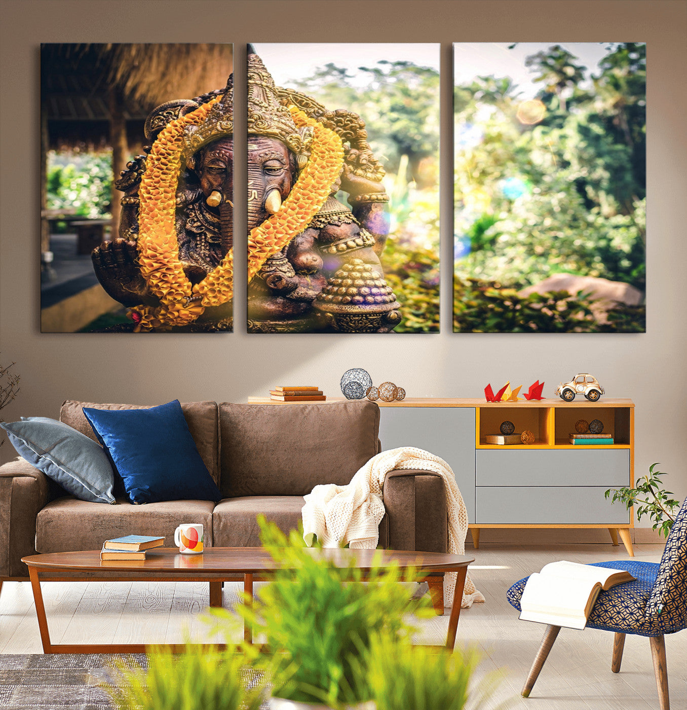 42278-MGV-CV-36X24-Hinduism Statue Wall Art Canvas Print