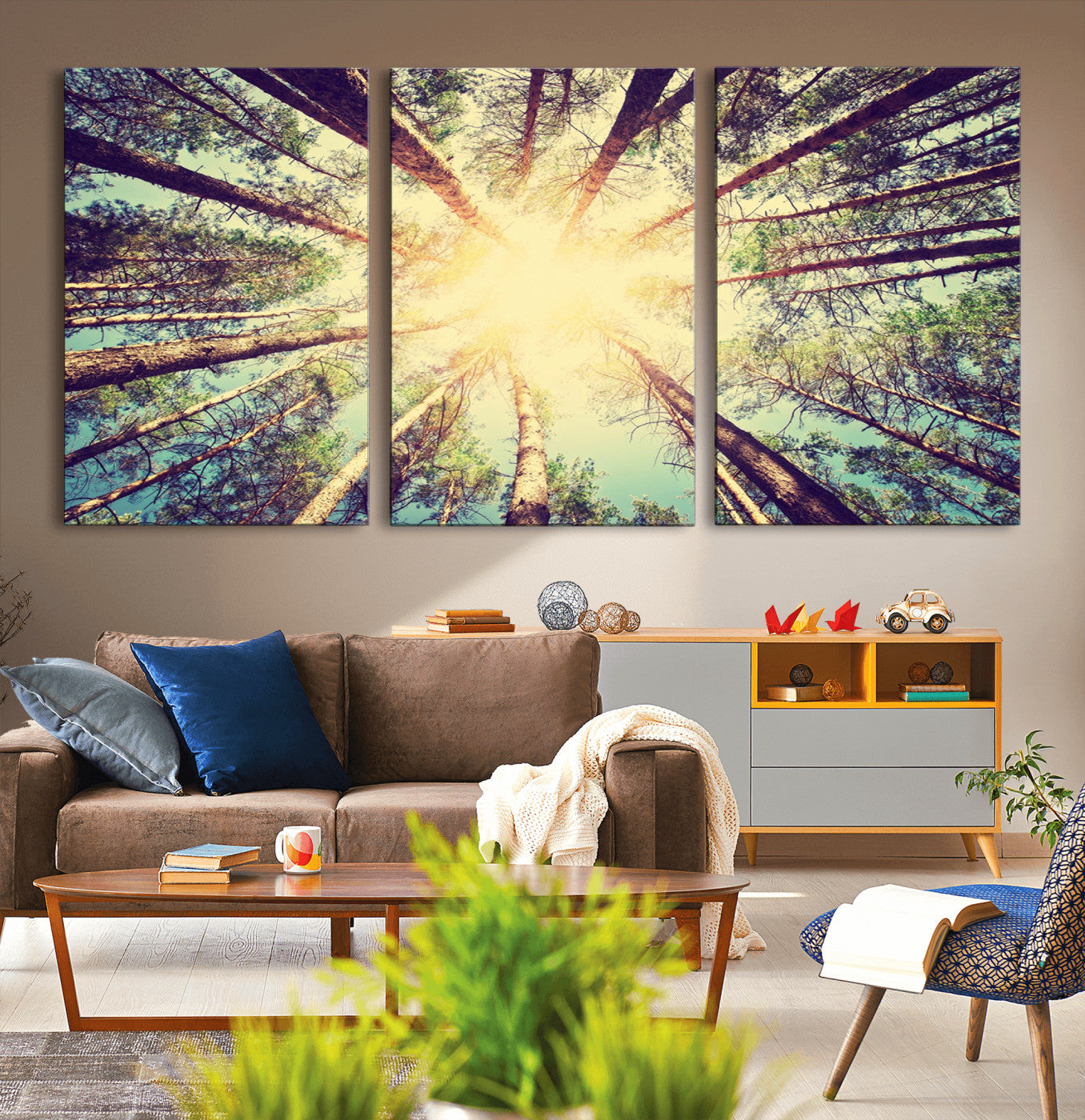 89611-MGV-CV-36X24-Tree and Sunshine Canvas Print