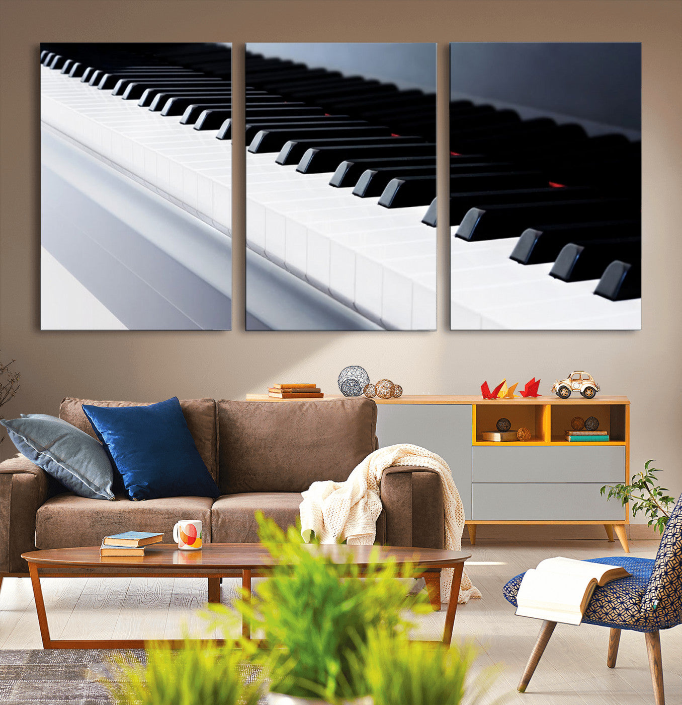 73351-MGV-CV-36X24-Piano Artwork Canvas Wall Art Print