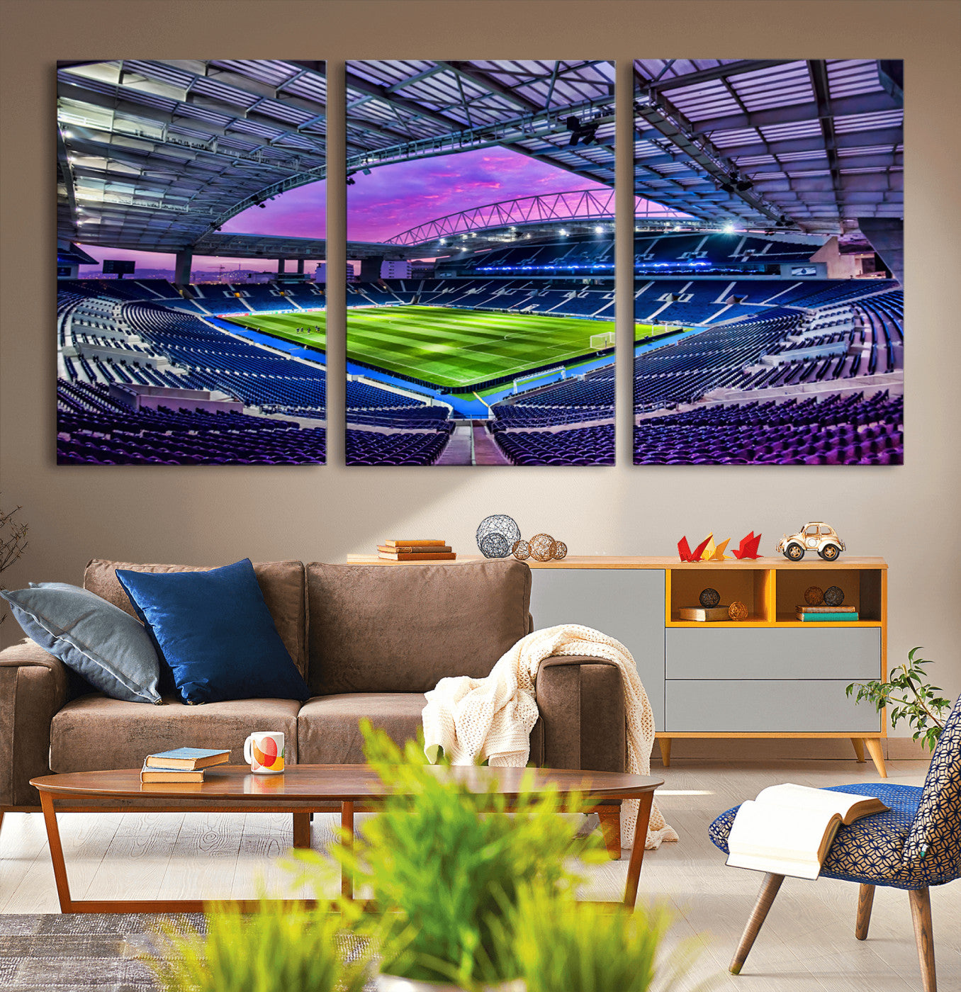 -FC Porto Soccer Team Print Canvas- Dragon Stadium Wall Art Canvas Print