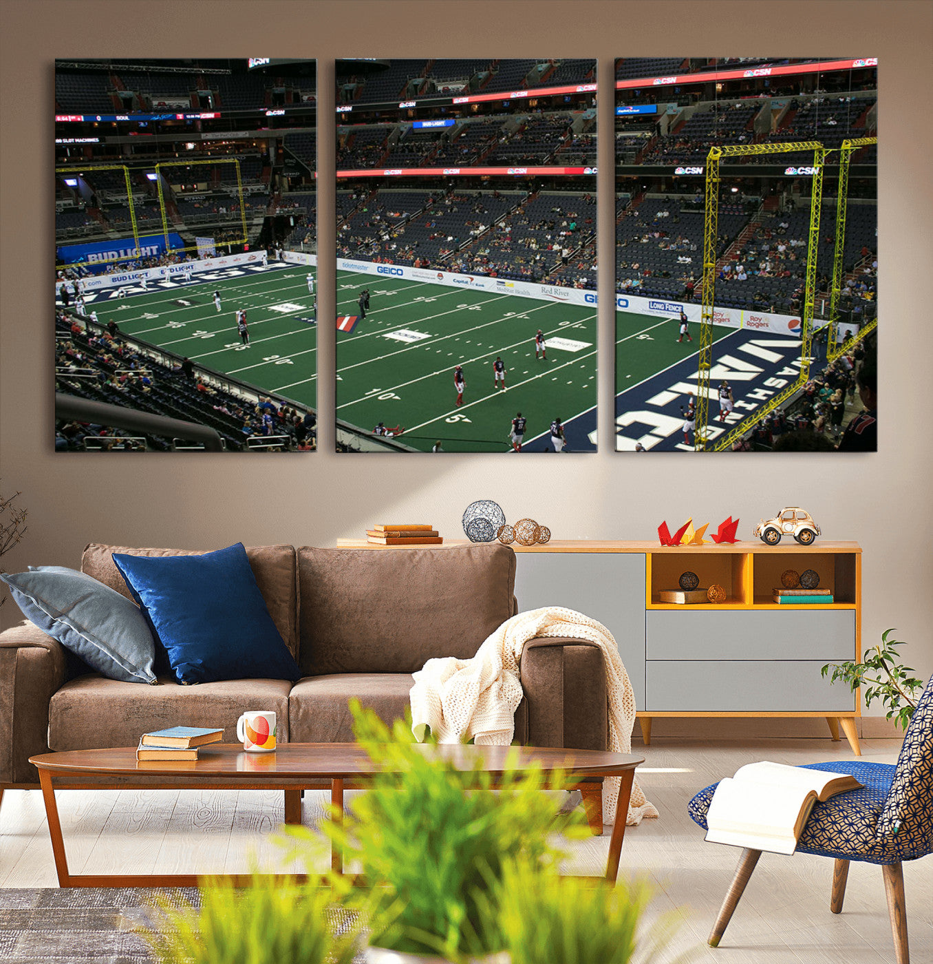 40845-MGV-CV-36X24-Capital One Arena Wall Art | Washington Wizards & Capitals Print | Canvas Print | Ready to Hang |