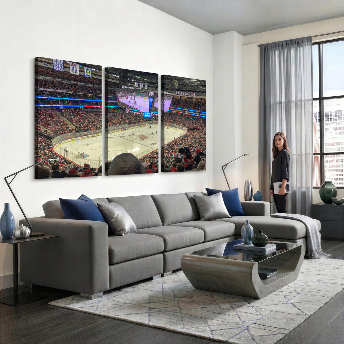 29638-MGV-CV-36X24 - Prudential Center Newark New Jersey Devils Hockey Stadium