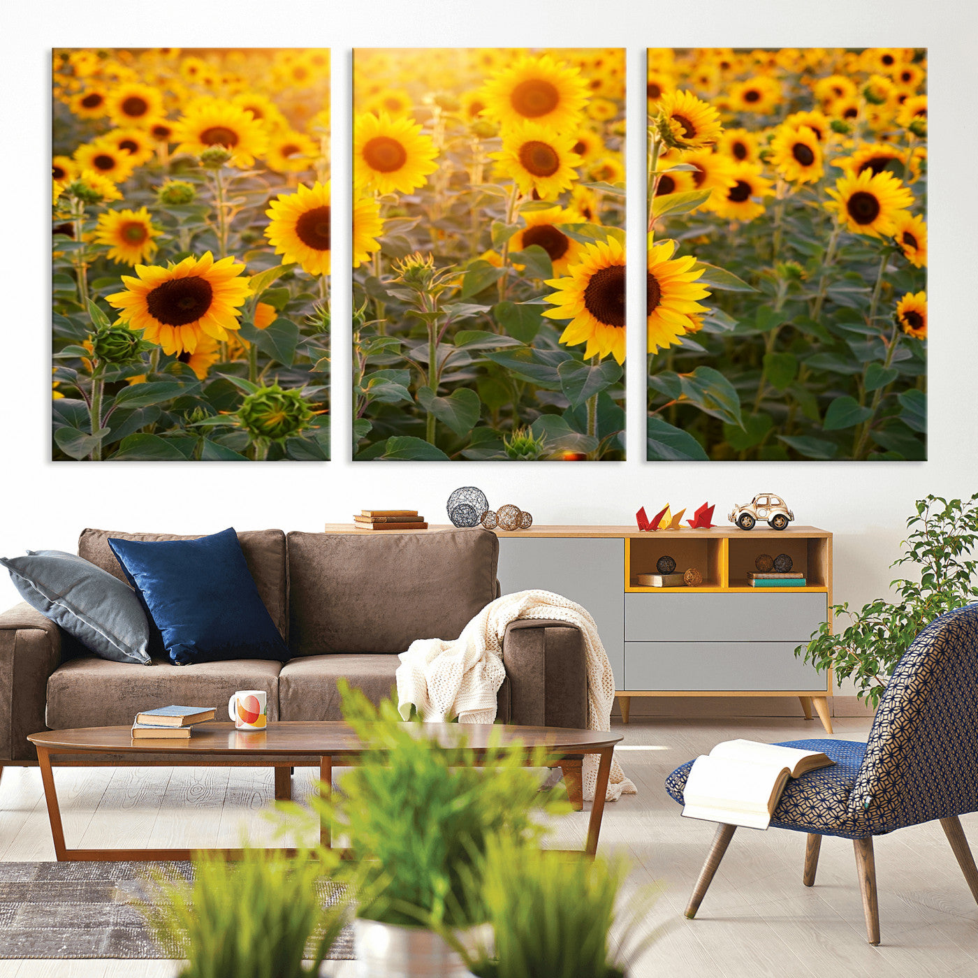 53685-MGV-CV-36X24-Sunflower Sunshine Wall Art Canvas Print