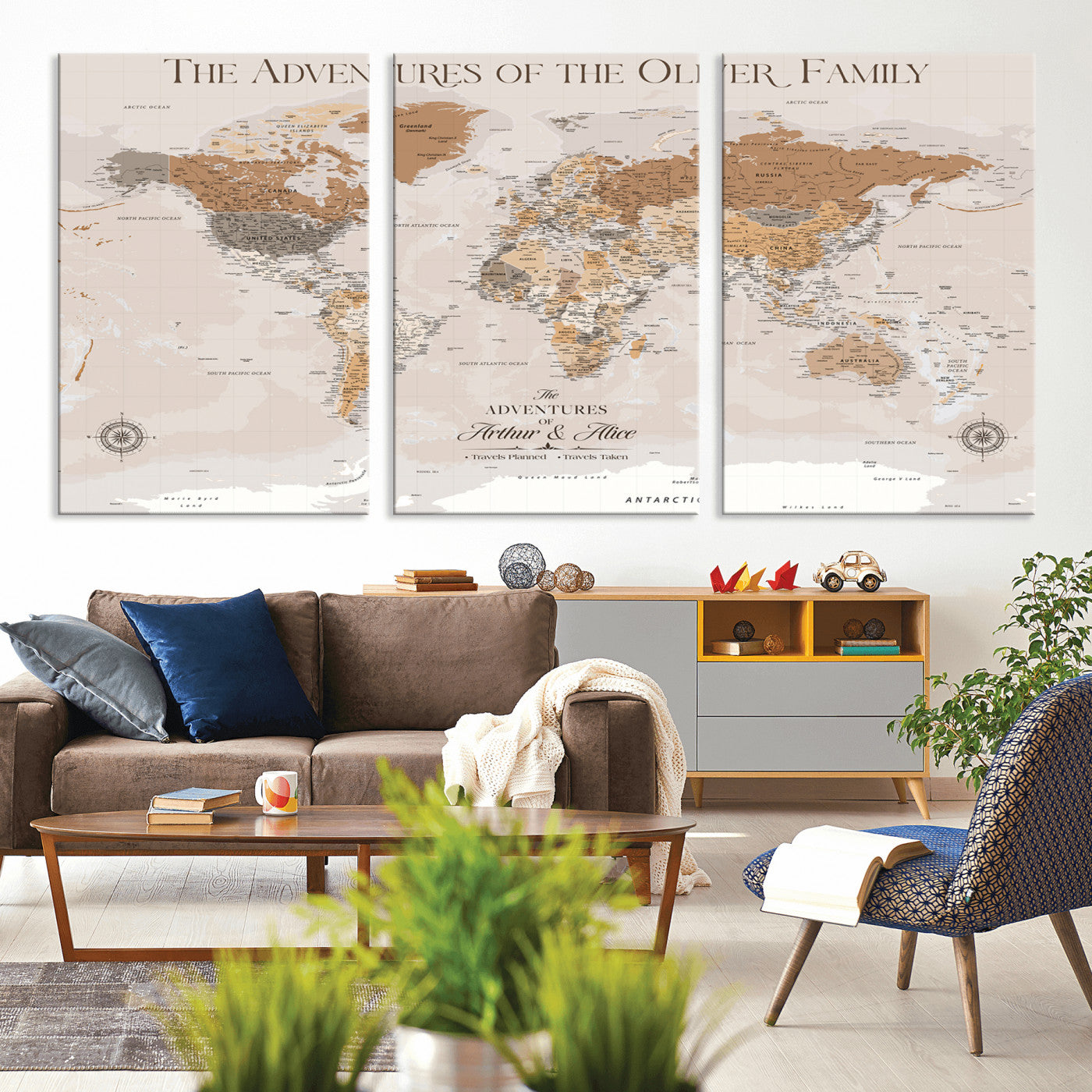 MGV-CV-60X30-3P - World Travel Map with Pins – Push Pin Maps of Where I've Been, Framed Wall Map for Travel Memories,