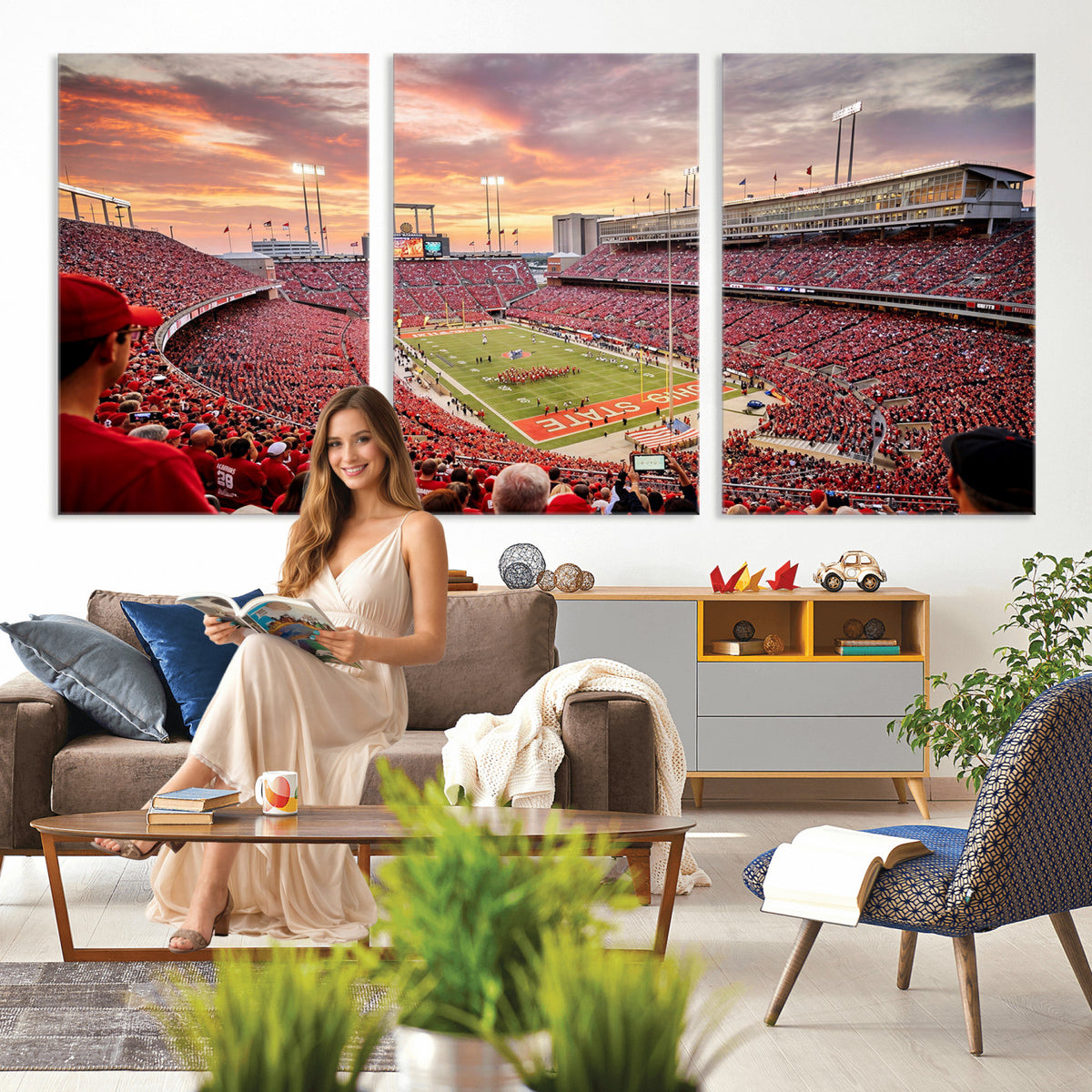 94754966-MGV-CV-36X24 - Stadium Wall Art Canvas Print