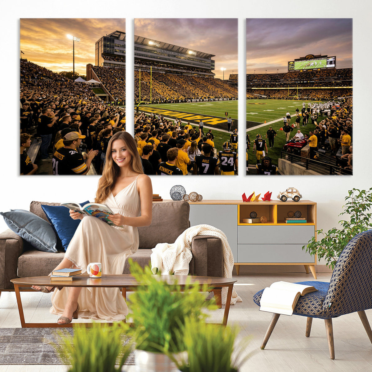 60847729-MGV-CV-36X24 - Stadium Wall Art Canvas Print