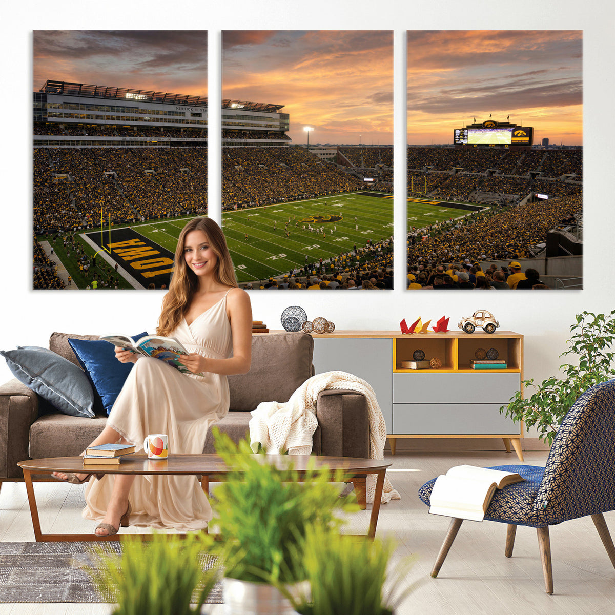 84993181-MGV-CV-36X24 - Stadium Wall Art Canvas Print