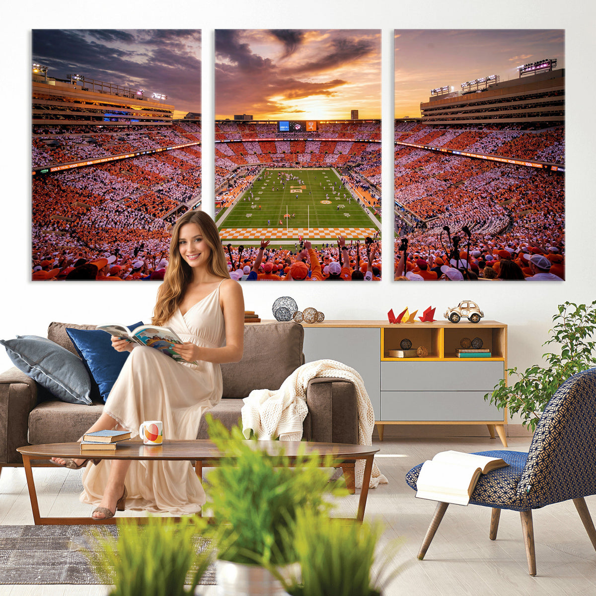 68184875-MGV-CV-36X24 - Stadium Wall Art Canvas Print